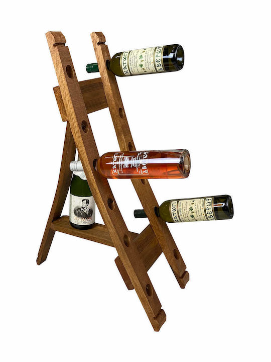 Freistehendes Weinregal Möbel Hölzernes Braune Dunkle 0759