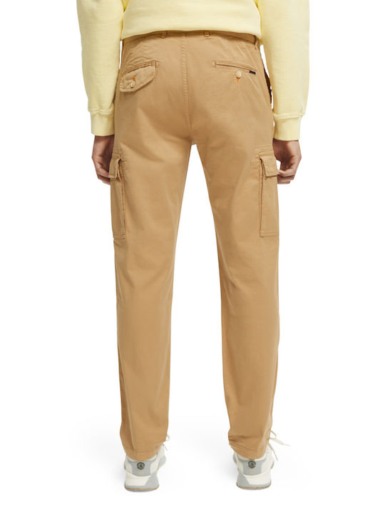 Scotch & Soda Men's Trousers Cargo in Regular Fit Beige