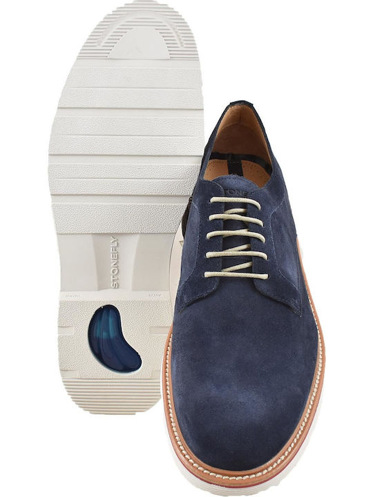 Andy 2 Wildleder Herren Freizeitschuhe Blau