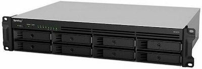 RackStation RS1219+ NAS Rack με 8 θέσεις για HDD/SSD και 4 θύρες Ethernet