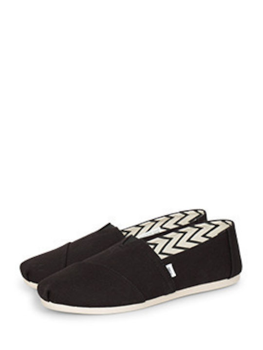 Alpargata Recycled Cotton Espadrile Dama Din Material În Culoare Neagră