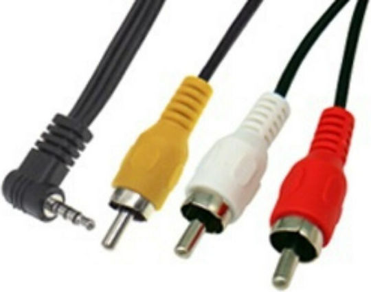 AV Cable 3.5mm male - 3x RCA male 3m