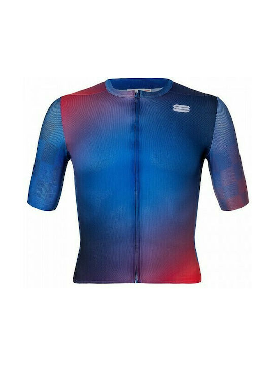 Sportful Rocket Ανδρική Κοντομάνικη Μπλούζα Ποδηλασίας Πολύχρωμη