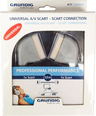 Grundig Scart Cable Scart male - Scart male 1.5m (42166474)