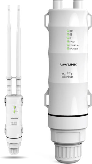 Wavlink WL-WN570HN2 Zugangspunkt Wi‑Fi 4 Einzelband (2,4 GHz) für Draußen Platzierung