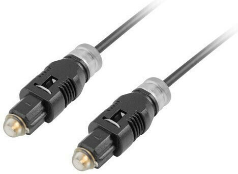Lanberg Optical Audio Cable TOS male - TOS male Μαύρο 2m (CA-TOSL-10CC-0020-BK)