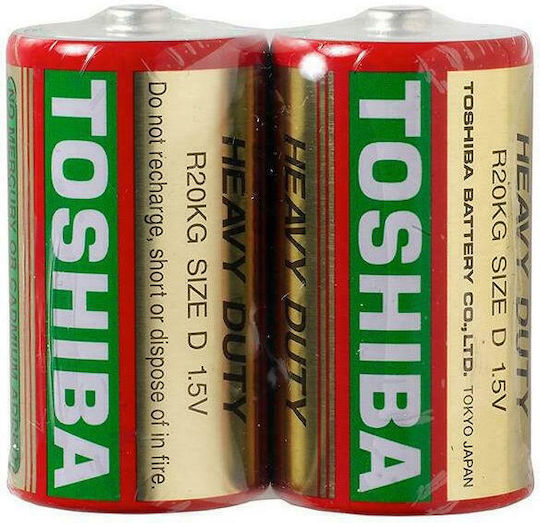 Toshiba Цинкови батерии Цинк D 1.5V 2бр