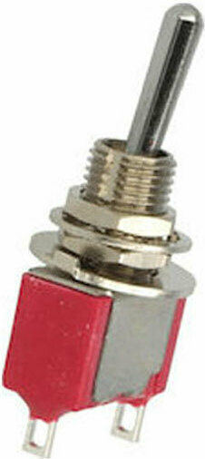 On-Off switch Toggle Silver 1pcs