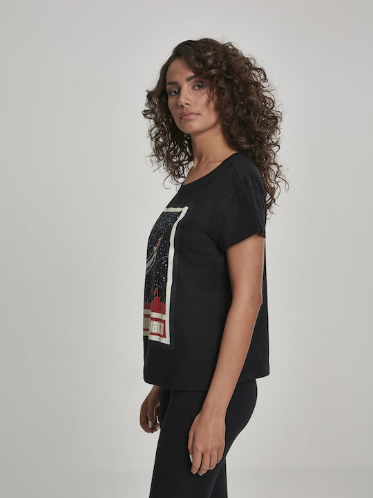 Γυναικείο T-shirt Μαύρο