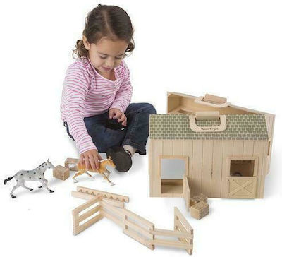 Melissa & Doug Miniatur-Spielzeug Στάβλος für 3+ Jahre