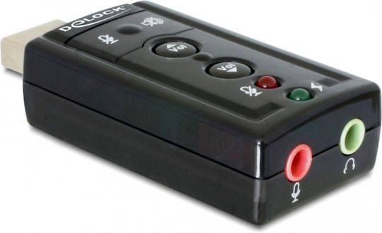 DeLock Εξωτερική USB Κάρτα Ήχου 7.1 61645