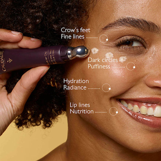 Caudalie Premier Cru Cremă de Ochi pentru Hidratare Anti-îmbătrânire și Cearcane 15ml