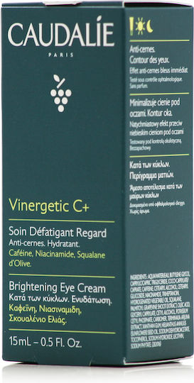 Caudalie Vinergetic C+ Cremă de Ochi pentru Hidratare și Cearcăne 15ml