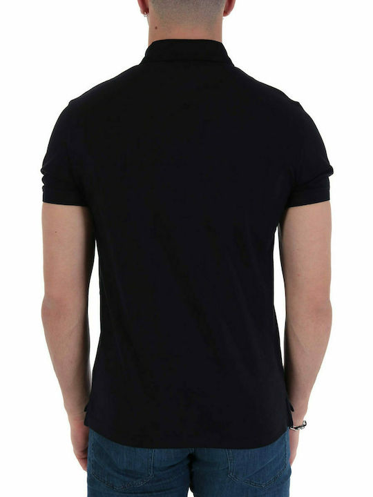 Emporio Armani Ανδρικό T-shirt Polo Navy Μπλε