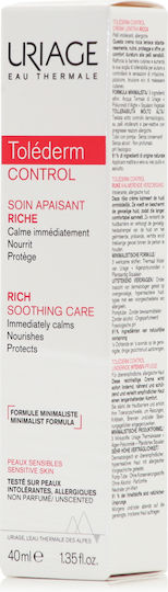 Uriage Tolederm Control Rich Cream Face Day 40ml