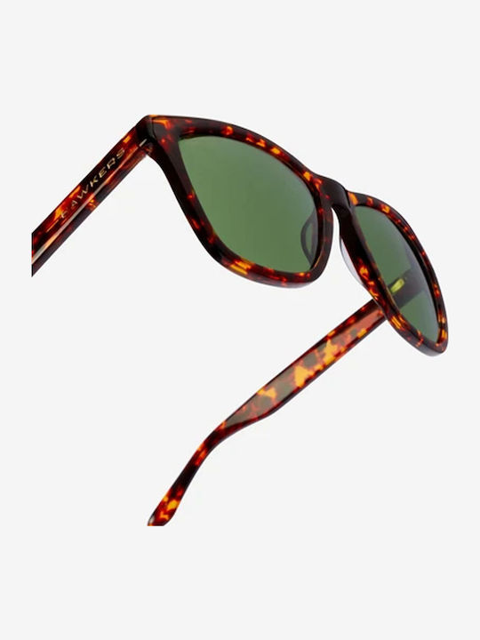 Hawkers One X Unisex Γυαλιά Ηλίου με Καφέ Ταρταρούγα Κοκκάλινο Σκελετό και Πράσινο Φακό HONE20CEX0