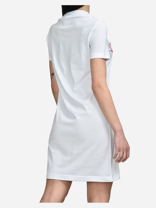 Versace Sommer Mini T-Shirt Kleid Weiß