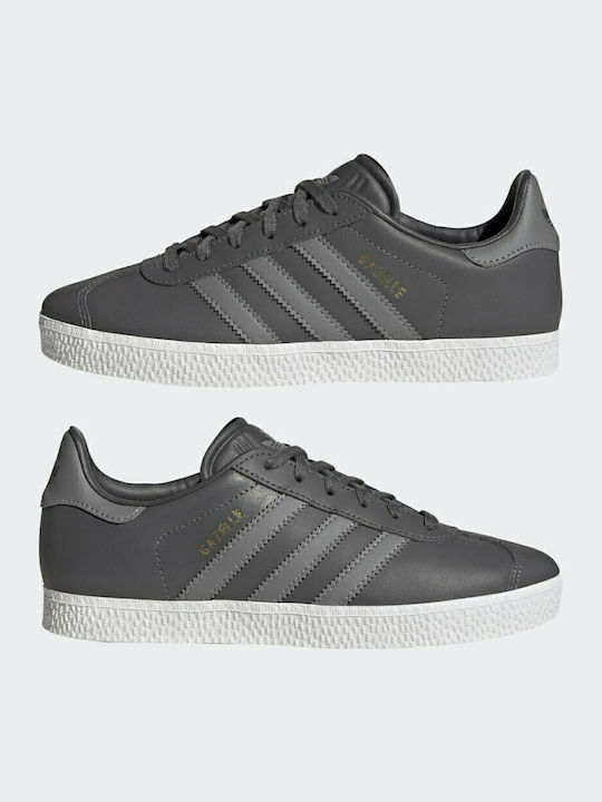 Gazelle Originals Kids Sneakers Grey Five Crystal White Grey Three