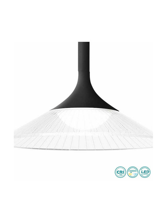 Ideal Lux Tristan Sp Lustră LED Bell cu Alb Cald Lumină Negru