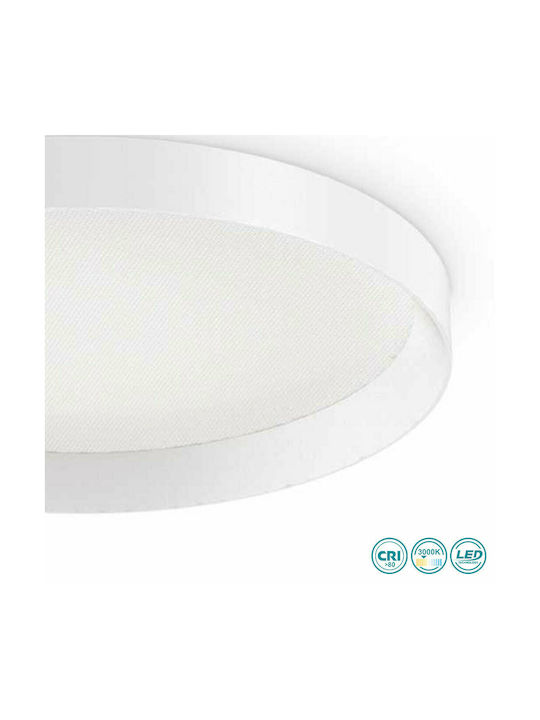 Ideal Lux Fly PL Modern Metal Ceiling Light with Integrated LED 45pcs White