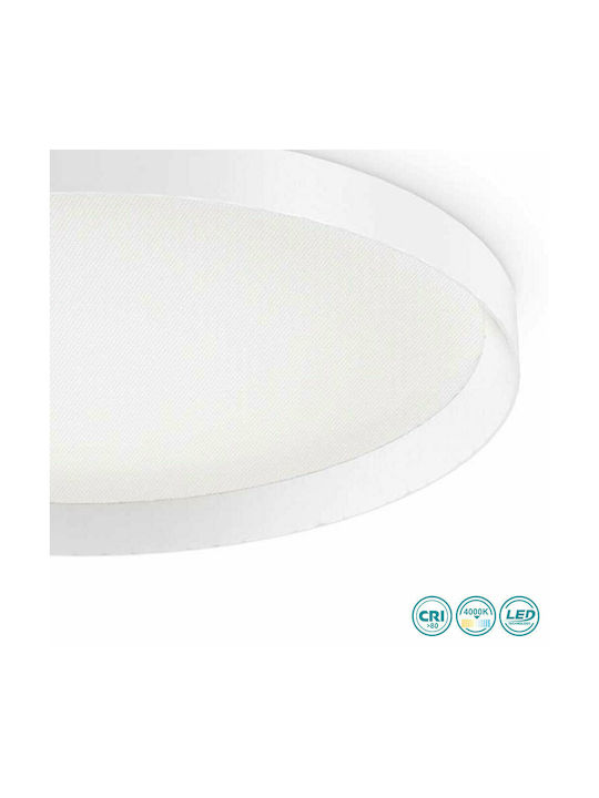 Ideal Lux Classic Glass Ceiling Light with Integrated LED 60pcs White