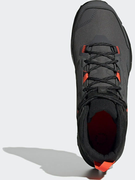 adidas Terrex Ax4 Mid Încălțăminte De Drumeție Pentru Bărbați Tip Botine Impermeabile Cu Membrana Gore-Tex Gri Five / Gri Four / Solar Red