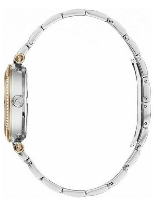 GC Watches Primechic Γυναικείο Ρολόι 32mm Μπαταρίας με Ασημί Μεταλλικό Μπρασελέ