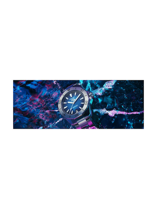 TAG Heuer Aquaracer Professional Ανδρικό Ρολόι 40mm Αυτόματο με Ασημί Μεταλλικό Μπρασελέ