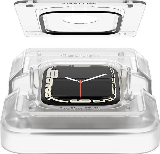 Spigen Proflex Ez Fit Tempered Glass pentru Apple Watch 41mm 2buc AFL04052