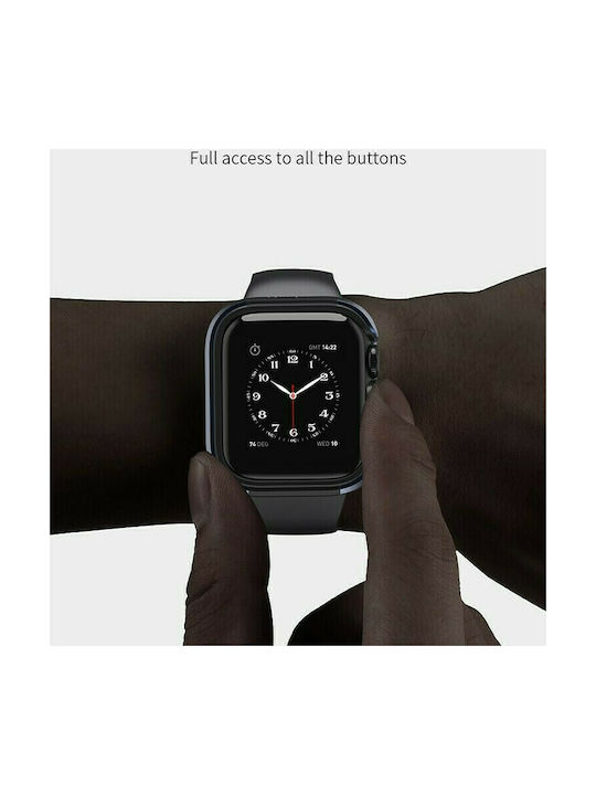 Wiwu Defence Armor в Черен цвят за Apple Watch 44 мм
