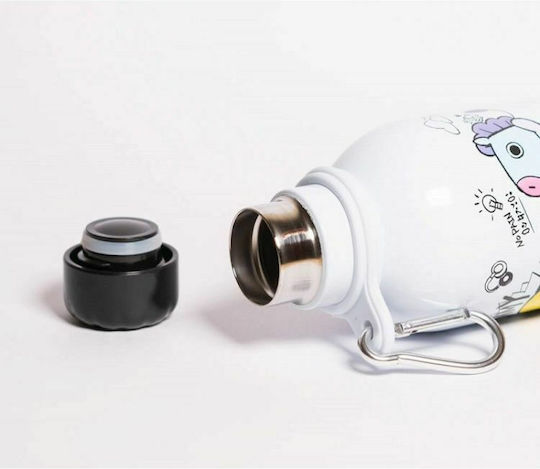 Grupo Erik BT21 Bottle Thermos Stainless Steel BPA Free 500ml White