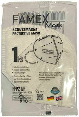 Famex Particle Filtering Half Mask FFP2 NR Schutzmaske FFP2 Weiß 50Stück