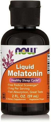 Now Foods Melatonin 3 mg Liquid Συμπλήρωμα για τον Ύπνο 59ml