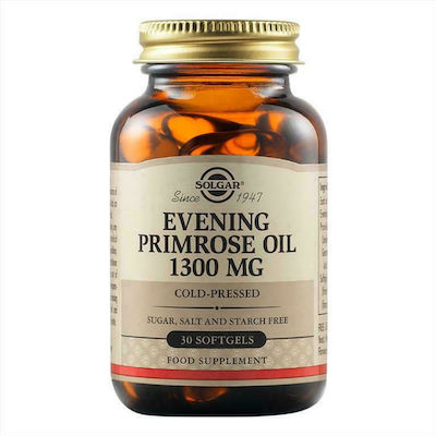 Solgar Evening Primrose Oil 1300mg Cold Pressed 30 μαλακές κάψουλες