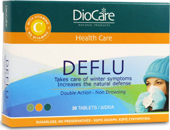 DioCare Deflu Συμπλήρωμα για την Ενίσχυση του Ανοσοποιητικού 30 ταμπλέτες