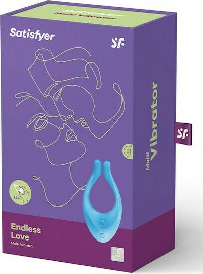 Satisfyer Endless Love Mini Δονητής για Ζευγάρια 13cm Μπλε