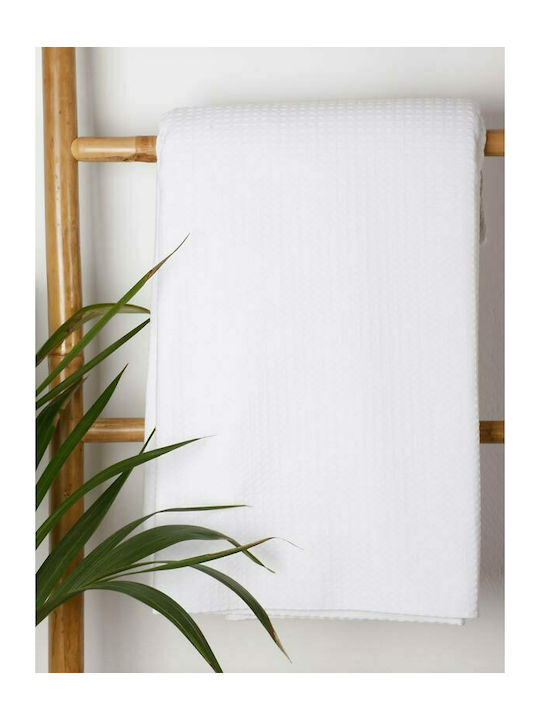 Sunshine Blanket Pique Queen 220x240cm. White