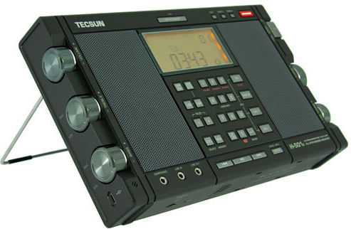 Tecsun H-501X Επιτραπέζιο Ραδιόφωνο Επαναφορτιζόμενο με Bluetooth Μαύρο