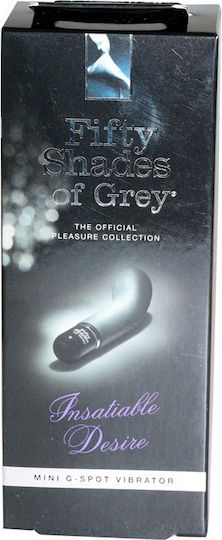 Fifty Shades of Grey Insatiable Desire Mini Δονητής G-Spot 13.3cm Μαύρος