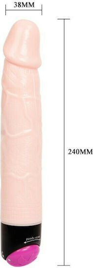 Baile Colorful Sex Experience Realistic Vibrator 24cm Carne