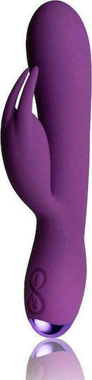 Rocks Off Flutter Vibrator Kaninchen 18cm Purple