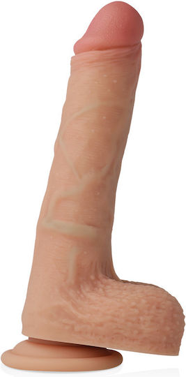 Cyber Silicock Vibrator Realistic Cu Control De La Distanță 21cm Flesh
