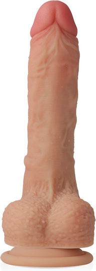 Cyber Silicock Vibrator Realistic Cu Control De La Distanță 21cm Flesh