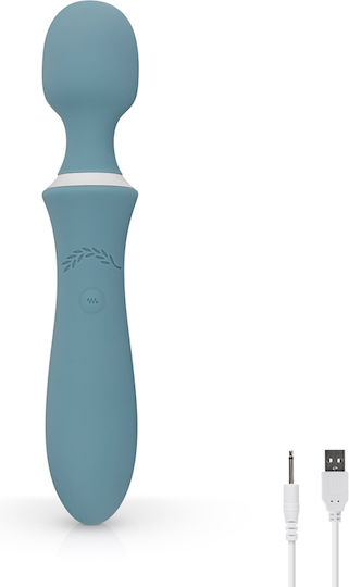 BMS Factory Bloom The Orchid Mini Δονητής Μασάζ 25.4cm Aqua
