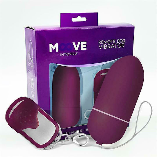 IntoYou Vibrating Egg with Remote Control Δονητής Egg με Απομακρυσμένο Έλεγχο Μωβ