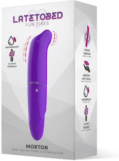LateToBed Morton Clitoral Vibrator 13cm Purple