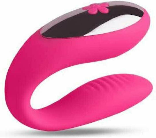 Toyz4lovers Couples Sex Toy Mini Δονητής για Ζευγάρια με Απομακρυσμένο Έλεγχο 10cm Ροζ