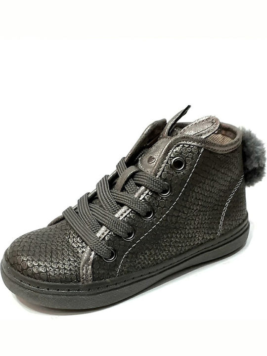 Kinderstiefeletten mit Schnürsenkeln Gray