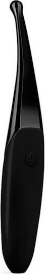 Senzi Fine Point Vibrator Mini Κλειτοριδικός Δονητής 14.7cm Black