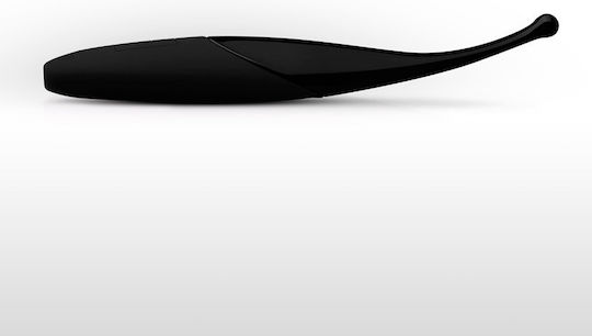 Senzi Fine Point Vibrator Mini Κλειτοριδικός Δονητής 14.7cm Black